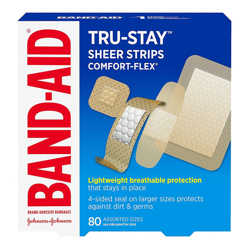 Band-Aid® Adhesive Strip, Assorted Sizes, 1 Case of 1920 (General Wound Care) - Img 1