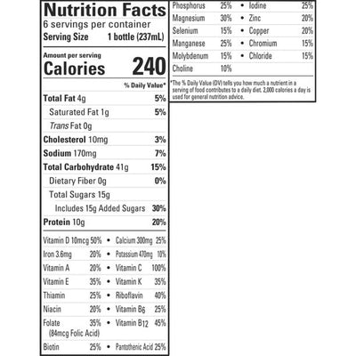 Carnation Breakfast Essentials® Cookies N Crème Oral Supplement, 8 oz. Bottle, 1 Case of 24 (Nutritionals) - Img 4