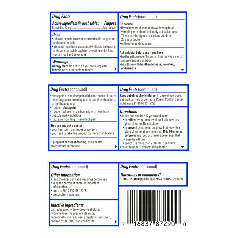 Pepcid® AC Famotidine Antacid, 1 Bottle (Over the Counter) - Img 3