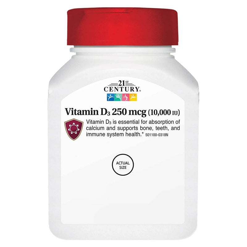 21st Century® Vitamin D-3 Supplement, 1 Bottle (Over the Counter) - Img 2