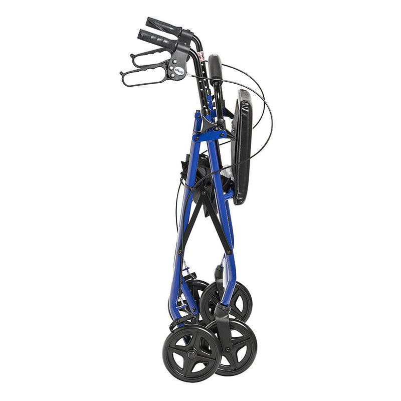 drive™ 4 Wheel Rollator, Blue, 1 Each (Mobility) - Img 4