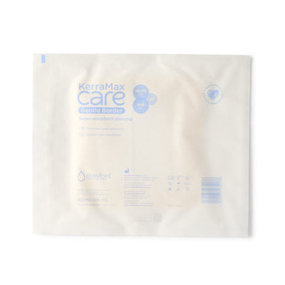 KerraMax Care® Gentle Border Super Absorbent Dressing, 6 x 6 Inch, 1 Carton of 10 (Advanced Wound Care) - Img 2