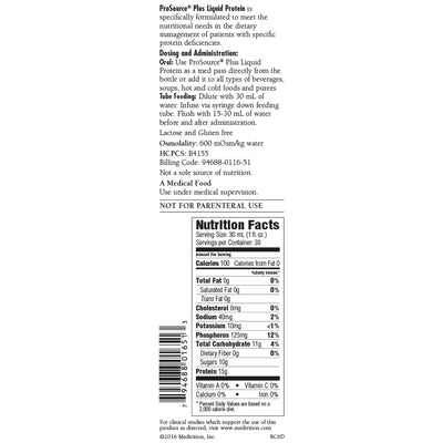 ProSource Plus™ Concentrate Protein Supplement, 32-ounce Bottle, 1 Each (Nutritionals) - Img 4