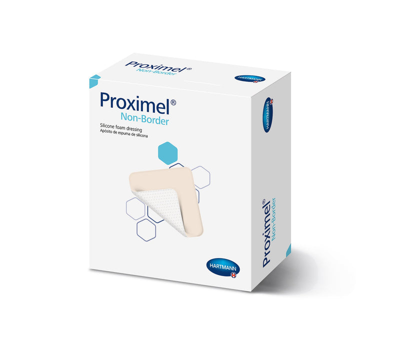 Proximel™ Nonadhesive without Border Silicone Foam Dressing, 6 x 6 Inch, 1 Box of 5 (Advanced Wound Care) - Img 1