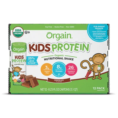 Orgain® Kids® Protein Organic Nutritional Shake Chocolate Pediatric Oral Supplement, 8.25 oz. Carton, 1 Case of 12 () - Img 4