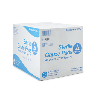 Dynarex® Sterile Gauze Sponge, 4 x 4 Inch, 1 Box (General Wound Care) - Img 5