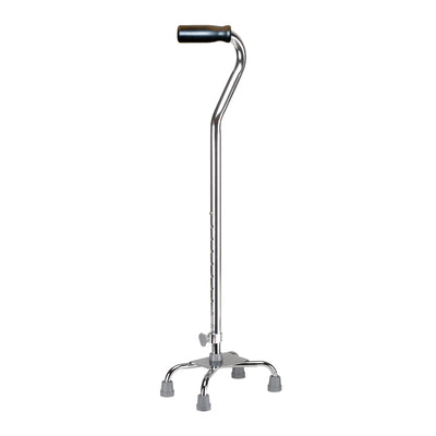 drive™ Aluminum Small Base Quad Cane, 30 – 39 Inch Height, 1 Each (Mobility) - Img 1