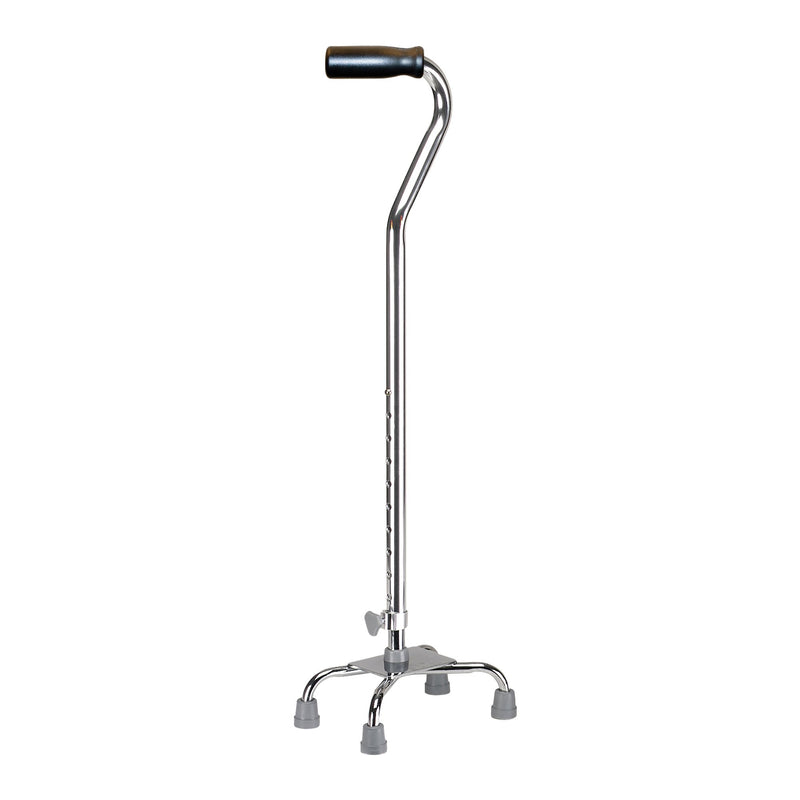 drive™ Aluminum Small Base Quad Cane, 30 – 39 Inch Height, 1 Each (Mobility) - Img 1