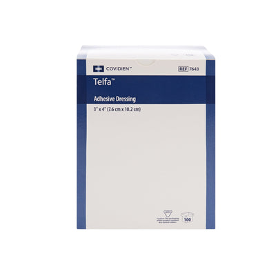 Telfa™ Adhesive Dressing, 3 x 4 Inch, 1 Carton of 100 (General Wound Care) - Img 2