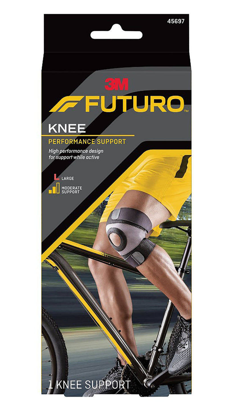 3M™ Futuro™ Sport Moisture Control Knee Brace, Large, 1 Box of 3 (Immobilizers, Splints and Supports) - Img 1