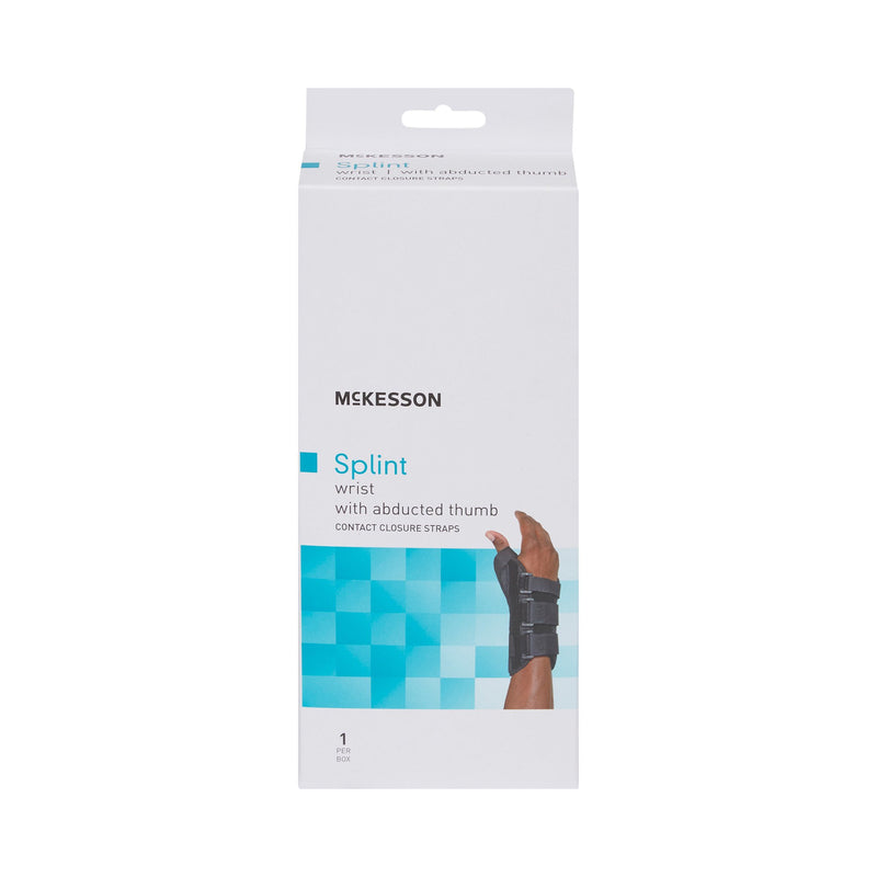 McKesson Left Wrist Splint with Abducted Thumb, Medium, 1 Each (Immobilizers, Splints and Supports) - Img 2