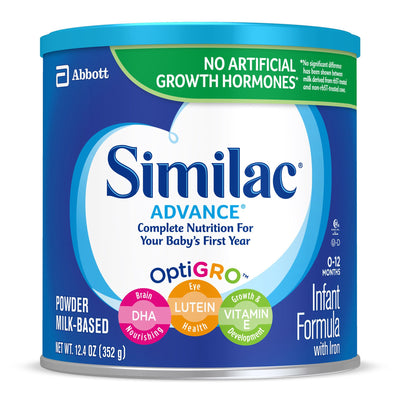 Similac® Advance® 20 Infant Formula, Powder, 12.4-oz Can, 1 Case of 6 () - Img 1