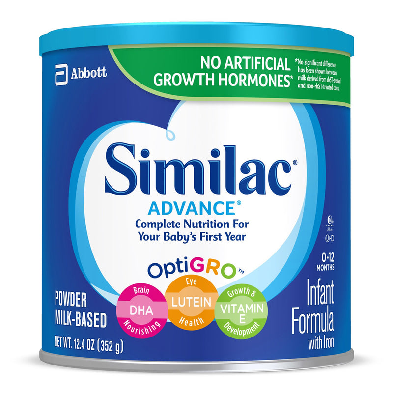 Similac® Advance® 20 Infant Formula, Powder, 12.4-oz Can, 1 Case of 6 () - Img 1