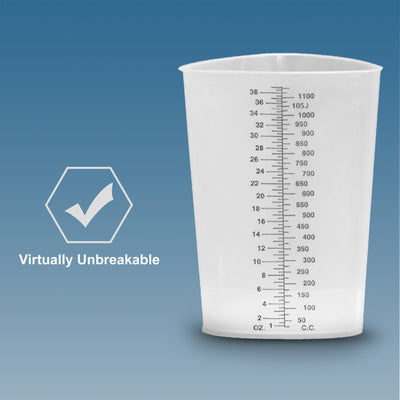 Plasti-Grad® Graduated Beaker, 1,200 mL, 1 Case of 200 (Laboratory Glassware and Plasticware) - Img 3