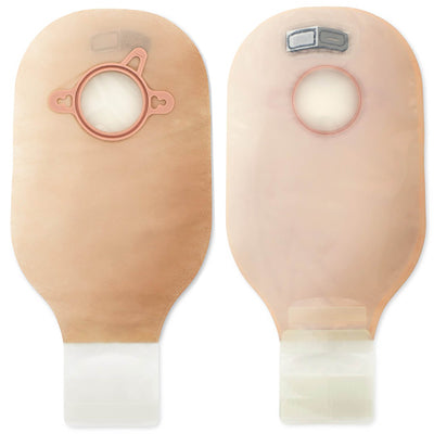 New Image™ Drainable Transparent Colostomy Pouch, 12 Inch Length, 1¾ Inch Flange, 1 Each (Ostomy Pouches) - Img 1