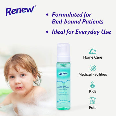 Renew™ Foaming Rinse-Free Body Cleanser, 1 Case of 12 (Skin Care) - Img 2