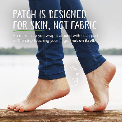 Patch™ Adhesive Strip with Aloe Vera, 2 x 3 Inch / 3 x 3 Inch, 1 Box of 5 (General Wound Care) - Img 4