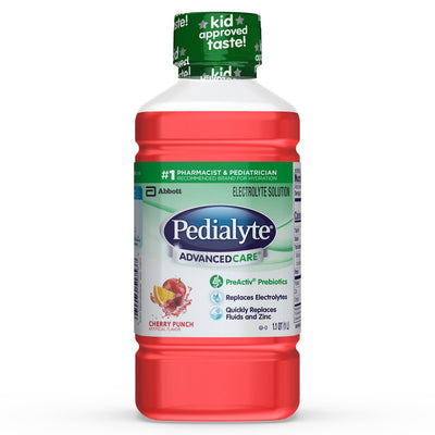 Pedialyte® AdvancedCare™ Cherry Punch Pediatric Oral Electrolyte Solution, 1 Liter Bottle, 1 Each () - Img 1
