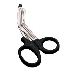 SHEARS, BANDAGE EMS/EMT S/STL W/BLK HANDLE 7 1/4" (12/BX) (Scissors and Shears) - Img 1