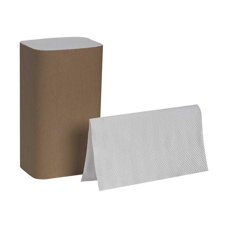 Pacific Blue Basic™ Single-Fold Paper Towel, 250 Sheets per Pack, 1 Pack (Paper Towels) - Img 1