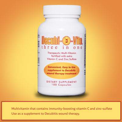 Decubi-Vite® Three In One Vitamin / Minerals Multivitamin Supplement, 1 Case of 24 (Over the Counter) - Img 5