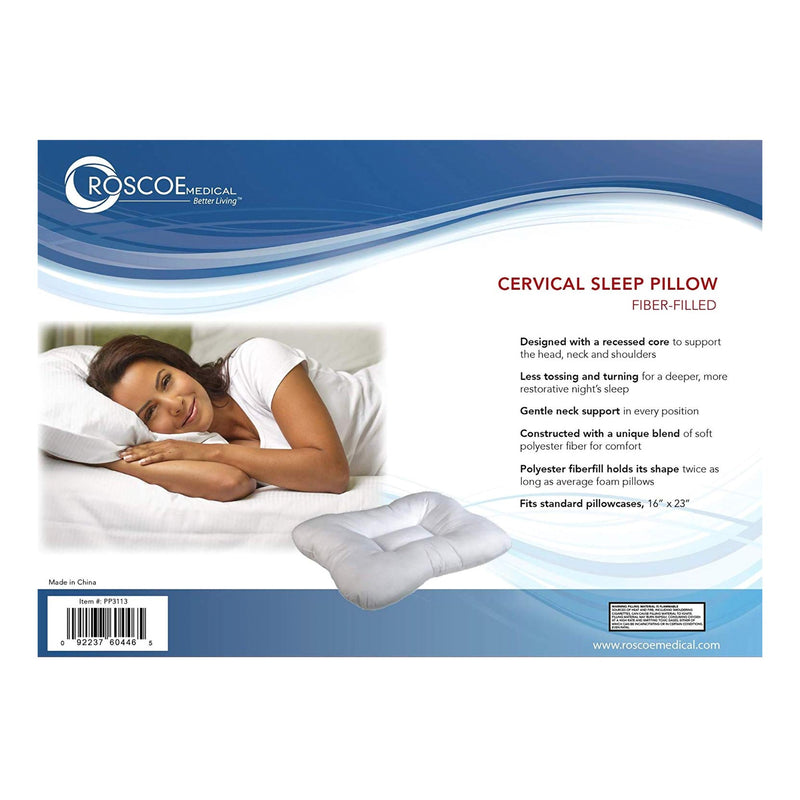 Roscoe Medical Cervical Indentation Pillow, 1 Each (Pillows) - Img 7