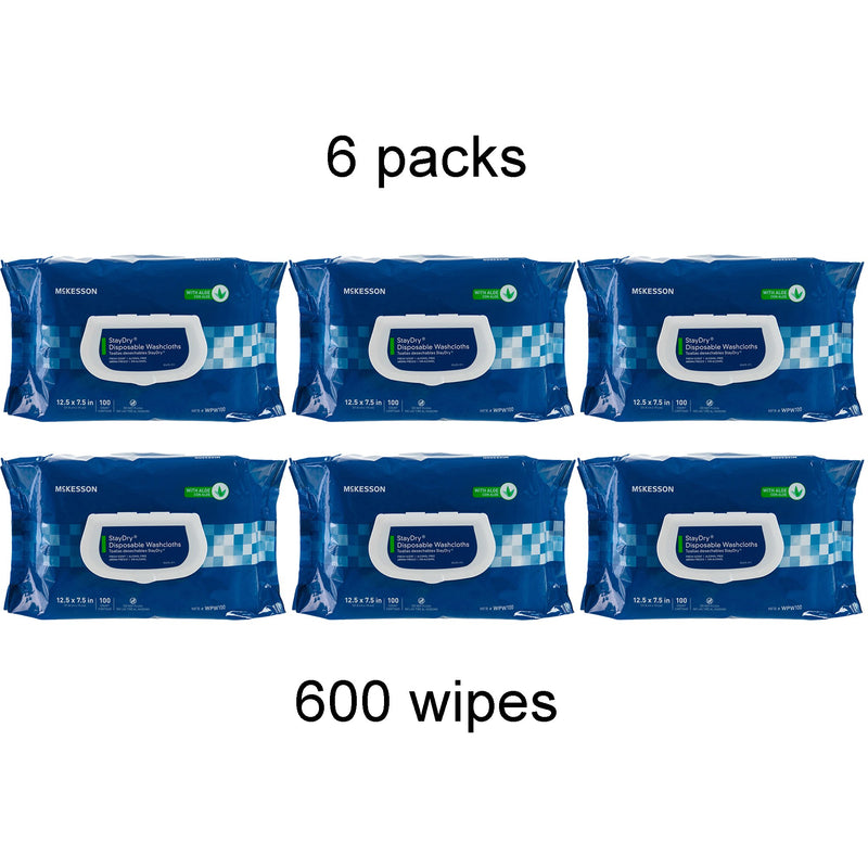 StayDry® Scented Personal Wipe, 100 Count Soft Pack, 1 Case of 6 (Skin Care) - Img 3