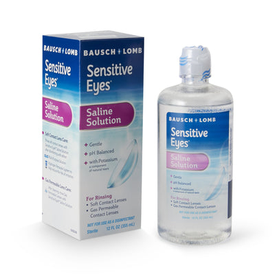 Sensitive Eyes® Plus Contact Lens Solution, 12-ounce Bottle, 1 Each (Over the Counter) - Img 1