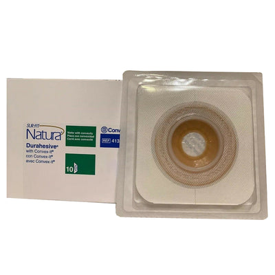 Sur-Fit Natura® Durahesive® Ostomy Barrier With 7/8-1¼ Inch Stoma Opening, 1 Box of 10 (Barriers) - Img 1