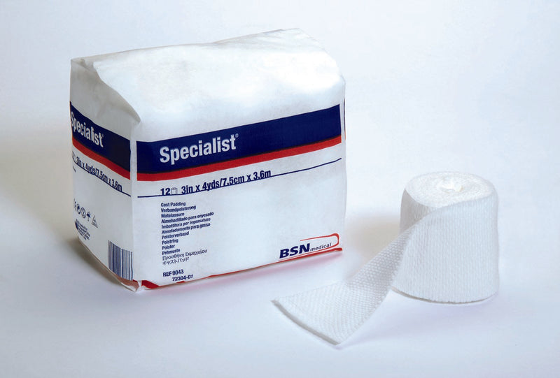 Specialist® White Cotton / Rayon Undercast Cast Padding, 2 Inch x 4 Yard, 1 Case of 144 (Casting) - Img 1