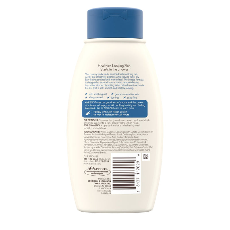 Aveeno® Skin Relief Body Wash, 12 oz. Bottle, 1 Each (Skin Care) - Img 2