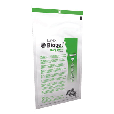 Biogel® Surgeons Latex Surgical Glove, Size 7, Straw Color, 1 Box of 50 () - Img 4