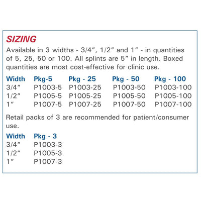 3pp® Buddy Loops® Left or Right Finger Wrap Splint, One Size Fits Most, 1 Box of 25 (Immobilizers, Splints and Supports) - Img 2