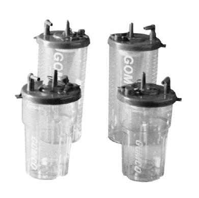 Gomco® Suction Collection Bottle Kit for use with Gomco® Aspirators, 1100 mL, 1 Each (Suction Canisters and Liners) - Img 1