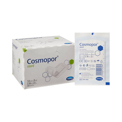 Cosmopor® Adhesive Dressing, 2 x 2-4/5 Inch, 1 Box of 50 (General Wound Care) - Img 1