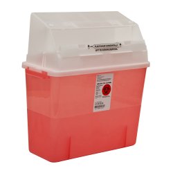 GatorGuard™ In-Room™ Sharps Containers, 2 Gallon, 8-3/4 x 12-1/4 x 12-1/4 Inch, 1 Case of 12 () - Img 1