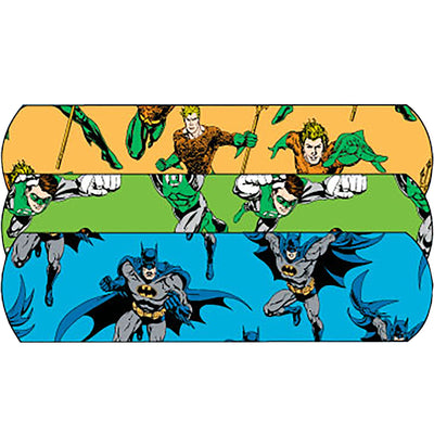 American® White Cross Stat Strip® Batman/Aquaman/Green Lantern Design Adhesive Strip, ¾ x 3 Inch, 1 Case of 12 (General Wound Care) - Img 2