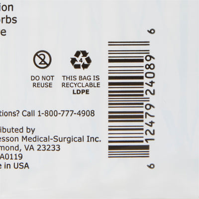 McKesson Super Moderate Absorbency Incontinence Brief, Large, 1 Bag of 18 () - Img 6