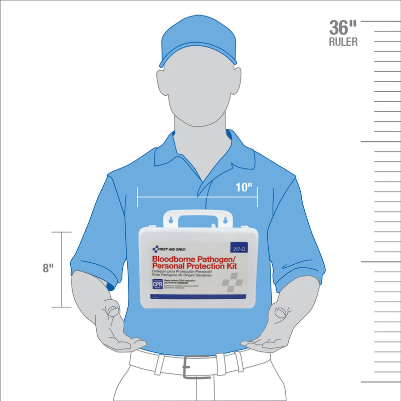 SPILL KIT, CLEANUP W/PERSON PROTECT/BBP/CPR SHIELD (10/CS) (Fluid Management) - Img 6