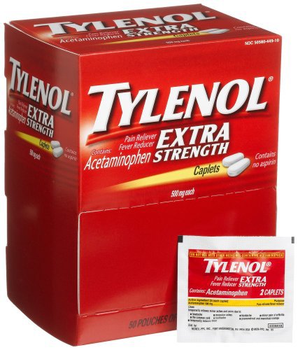 Tylenol® Extra Strength Acetaminophen Pain Relief, 1 Case of 36 (Over the Counter) - Img 1