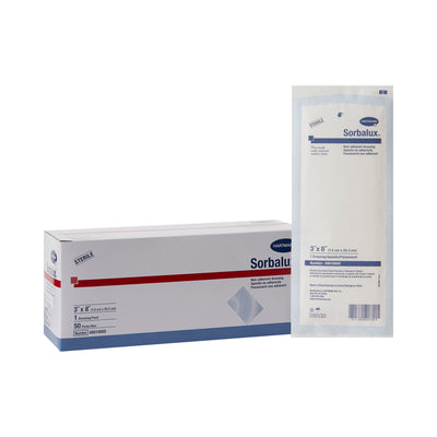 Sorbalux® Non-Adherent Dressing, 3 x 8 inch, 1 Case of 600 (General Wound Care) - Img 1