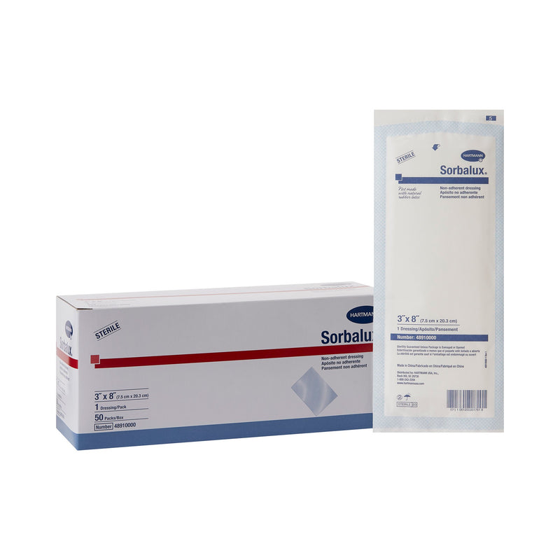 Sorbalux® Non-Adherent Dressing, 3 x 8 inch, 1 Each (General Wound Care) - Img 1