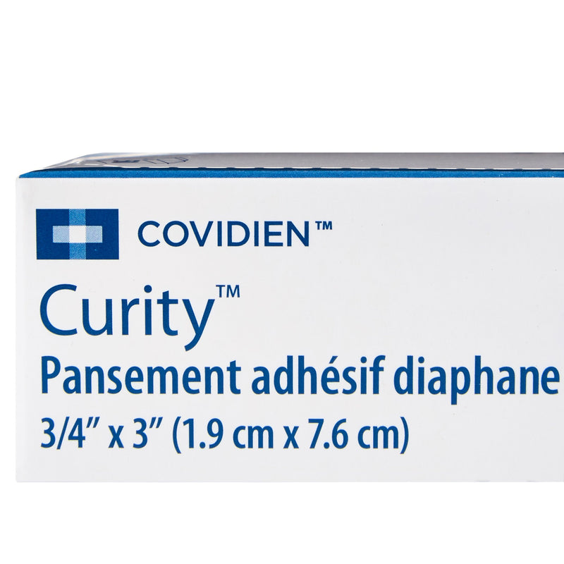 Curity™ Sheer Adhesive Strip, ¾ x 3 Inch, 1 Case of 3600 (General Wound Care) - Img 5