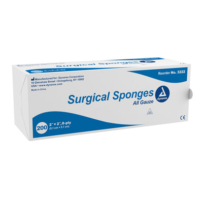 Dynarex® NonSterile Gauze Sponge, 2 x 2 Inch, 1 Box (General Wound Care) - Img 1