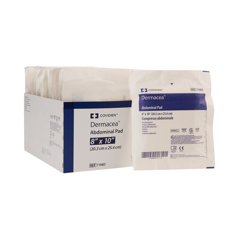 Dermacea™ Sterile Abdominal Pad, 8 x 10 Inch, 1 Case of 216 (General Wound Care) - Img 1