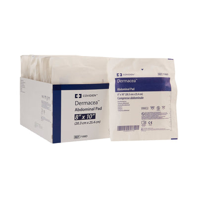 Dermacea™ Sterile Abdominal Pad, 8 x 10 Inch, 1 Tray of 18 (General Wound Care) - Img 1