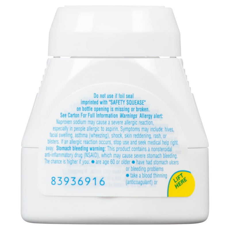 Aleve® Naproxen Sodium Pain Relief, 1 Bottle (Over the Counter) - Img 3