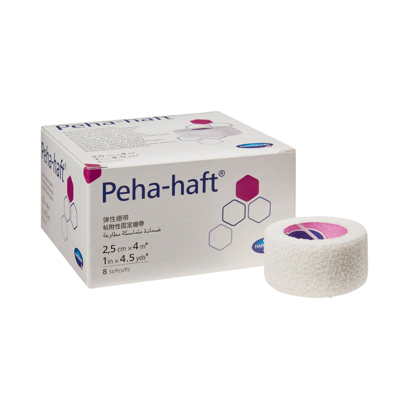 Peha-haft® Self-adherent Closure Absorbent Cohesive Bandage, 1 Inch x 4-1/2 Yard, 1 Each (General Wound Care) - Img 1