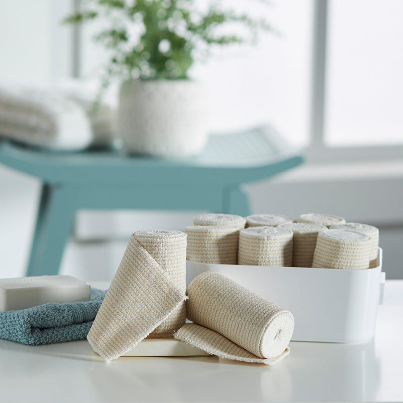 McKesson Hook and Loop Closure Elastic Bandage, 4 Inch x 5 Yard, 1 Box of 10 (General Wound Care) - Img 10