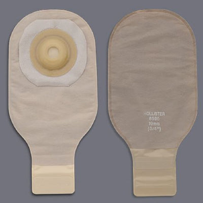 Premier™ One-Piece Drainable Beige Colostomy Pouch, 12 Inch Length, 7/8 Inch Stoma, 1 Box of 5 (Ostomy Pouches) - Img 1